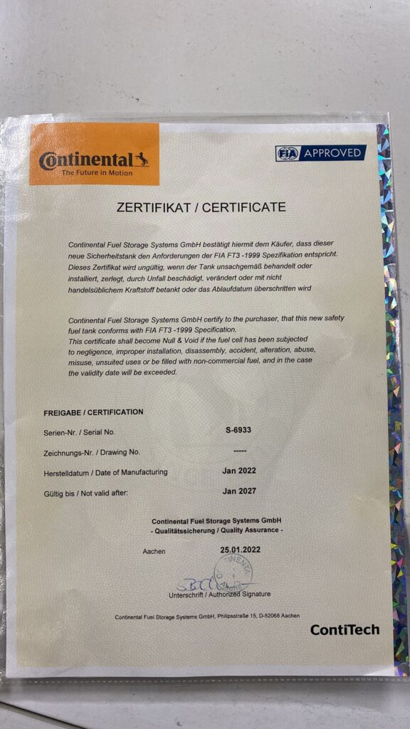 Бак топливный Continental 130л.