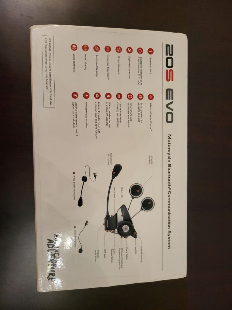 Bluetooth-мотогарнитура Sena 20S EVO