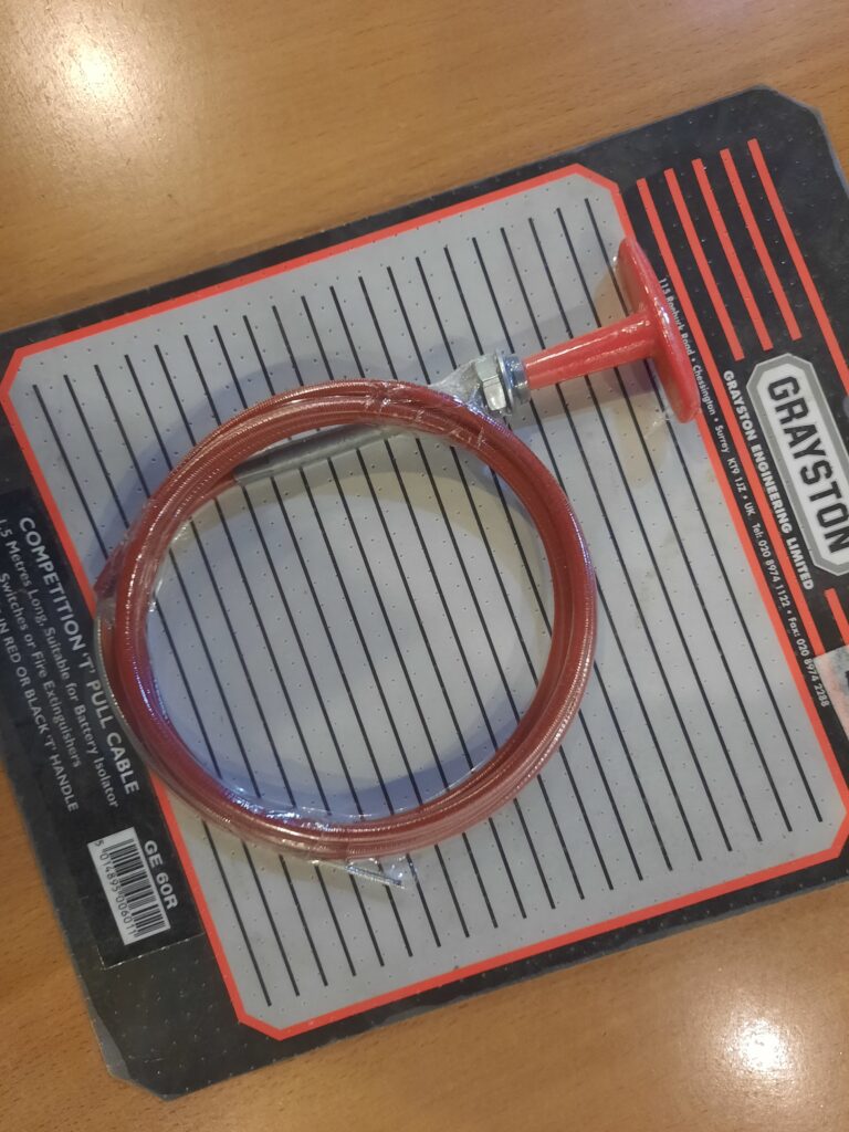 Трос выключателя массы